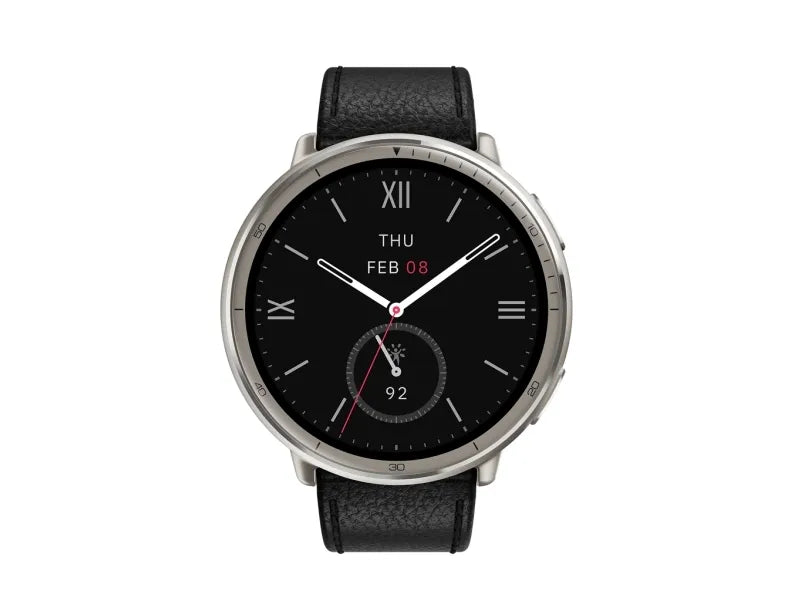 Amazfit ACTIVE 2 NFC ROUND BLACK LEATHER