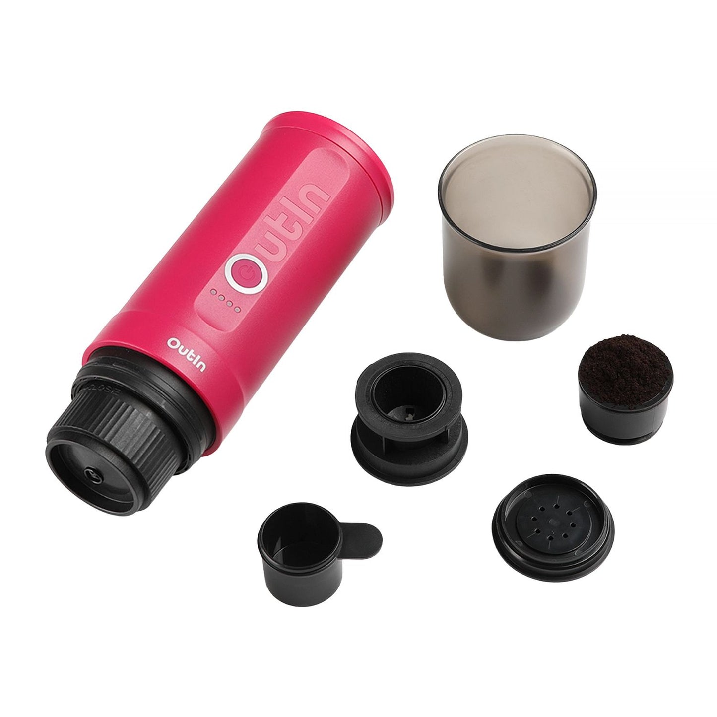 OUTIN NANO PORTABLE ESPRESSO MACH Pink