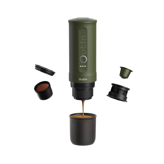 OUTIN NANO PORTABLE ESPRESSO MACH GREEN