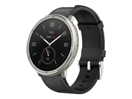 Amazfit ACTIVE 2 NFC ROUND BLACK LEATHER